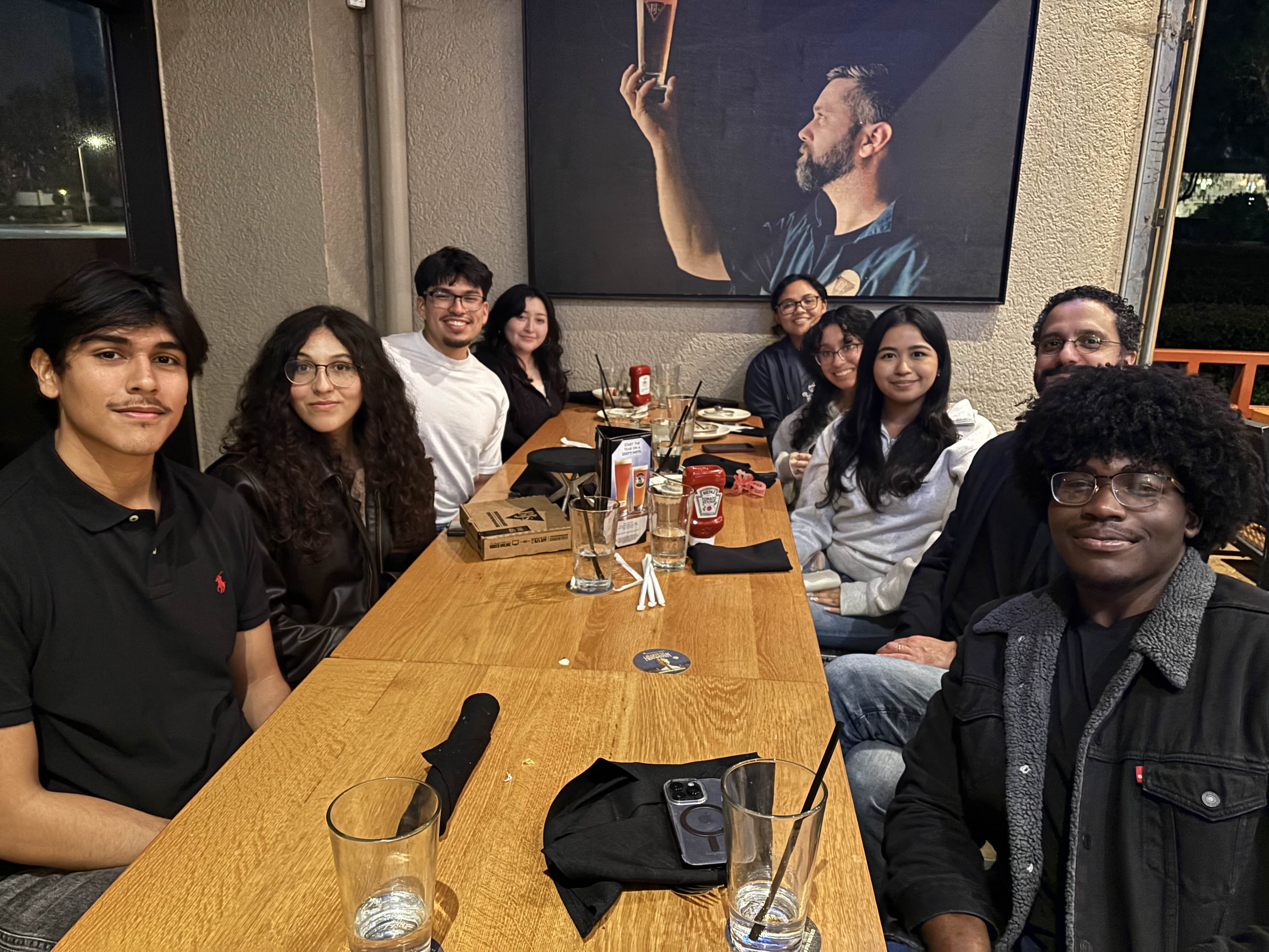 Board social at BJ's.